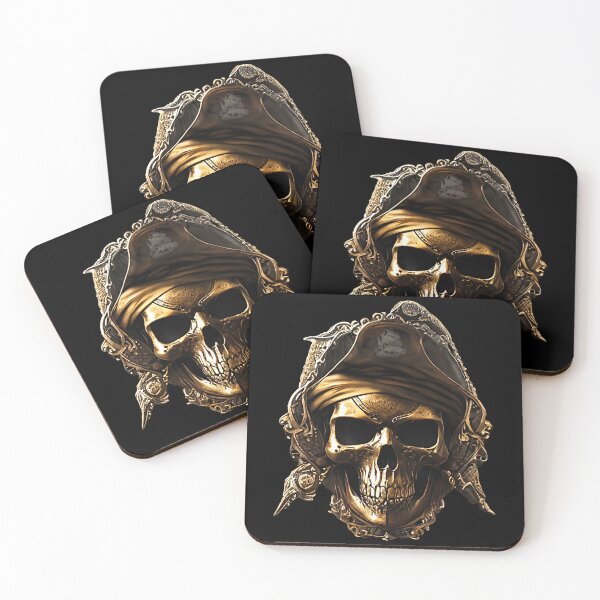 Item preview, Golden skull pirate designed and sold by Markotropoya22.