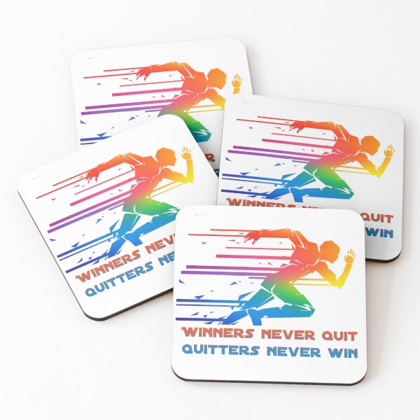 Item preview, Winners never quit and quitters never win designed and sold by EMAZY.