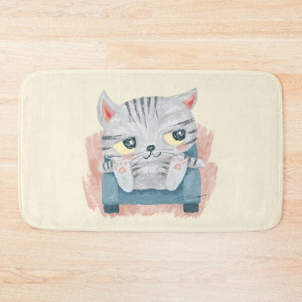 Item preview, American Shorthair sitting on the sofa designed and sold by Toru Sanogawa.