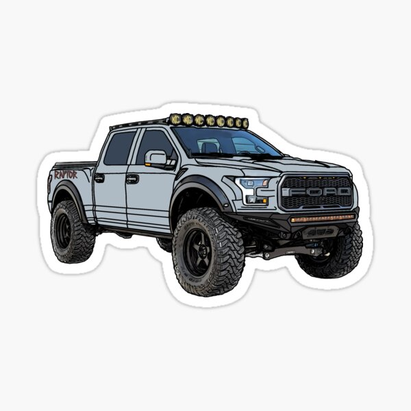 Born tough Ford F150 design Sticker for Sale by GlennW1