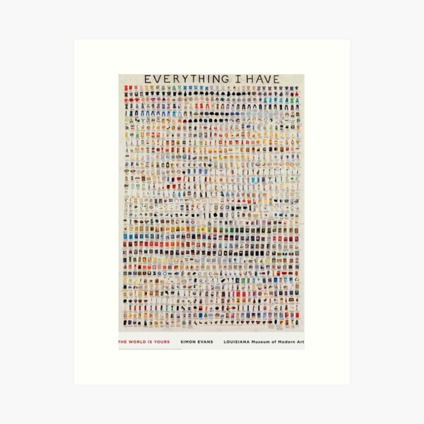Simon Evans Everything I Have Art Print