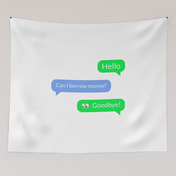 Item preview, you get text to be asked for money designed and sold by dgutpro87.