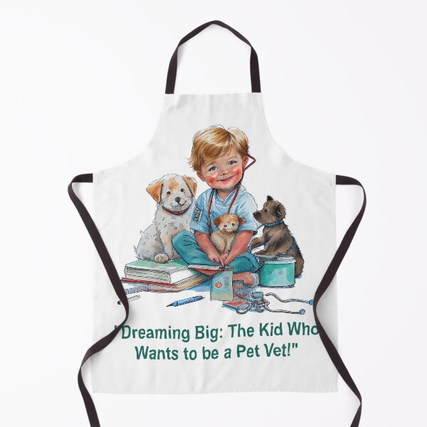 Item preview, "Inspiring the Next Generation of Veterinarians: Kid Vet Design!" Cute Cartoon little vet watercolor for gift designed and sold by The Commitment.