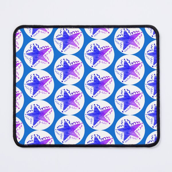 Item preview, Blue star hand drawing | Watercolor blue painted star designed and sold by lausn.