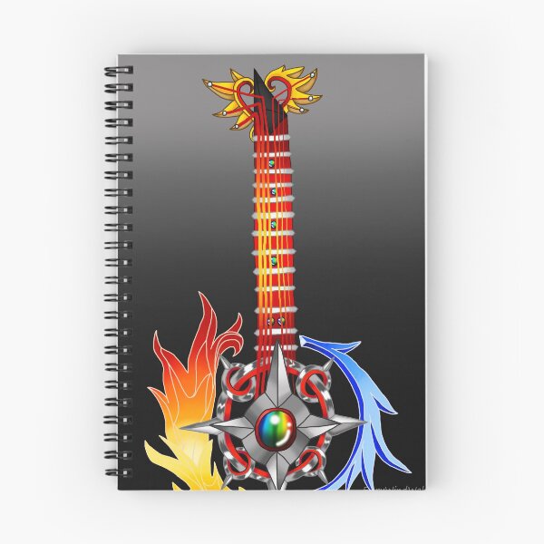 Item preview, Fusion Keyblade Guitar #5 - Divewing & Eternal Flame designed and sold by FieryWindWaker.
