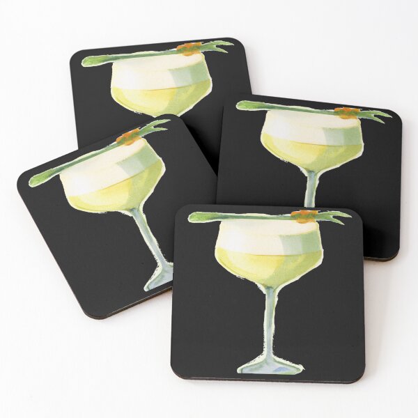 Item preview, Pisco Sour Cocktail, Watercolor Painting designed and sold by Color-Me-Blue.