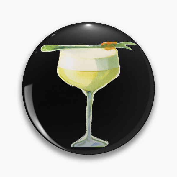 Item preview, Pisco Sour Cocktail, Watercolor Painting designed and sold by Color-Me-Blue.