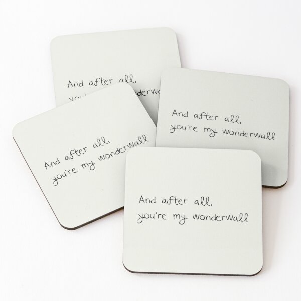 Item preview, and after all youre my wonderwall designed and sold by Sergioferrell.