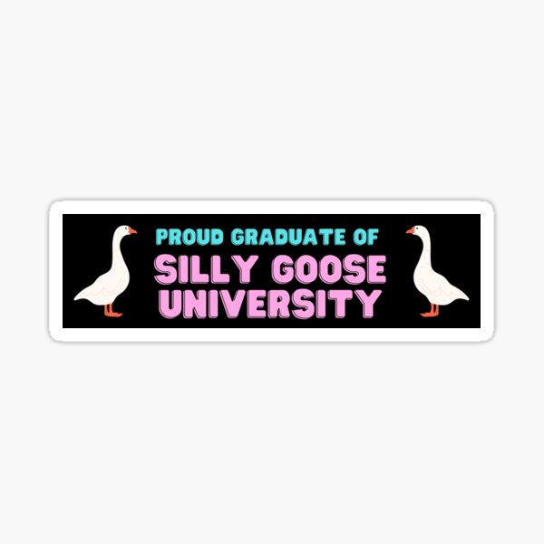 Aperçu de l'œuvre Diplômé de Silly Goose créée et vendue par SillyGooseU.