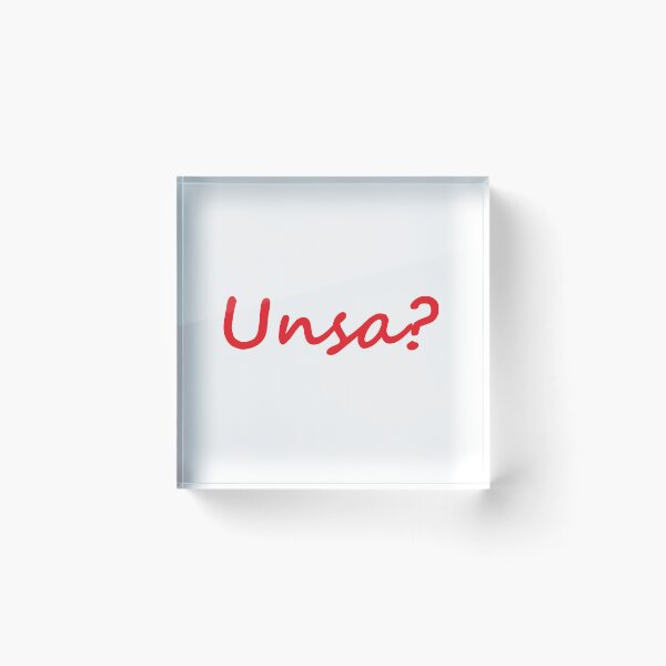 Item preview, " Unsa? " - it means "What?" in Bisaya / Cebuano designed and sold by PabloBSanchez.