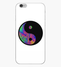 Oil Slick Trippy Yin Yan iPhone Case