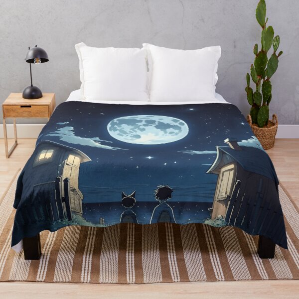 Item preview, "Childhood Imagination: Moonlit Siblings" designed and sold by mai-gallery.