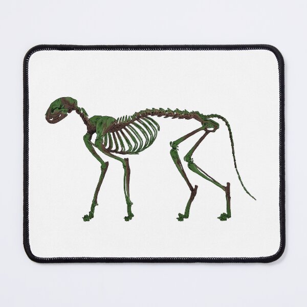 Item preview, Cat Skeleton Mossy Algae Covered designed and sold by Ashley Gagnon.