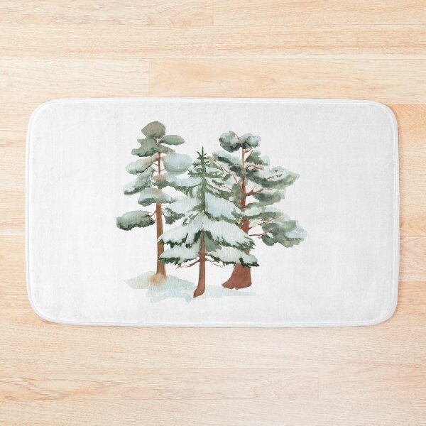 Item preview, drawing of three snowy trees designed and sold by JAG2B.