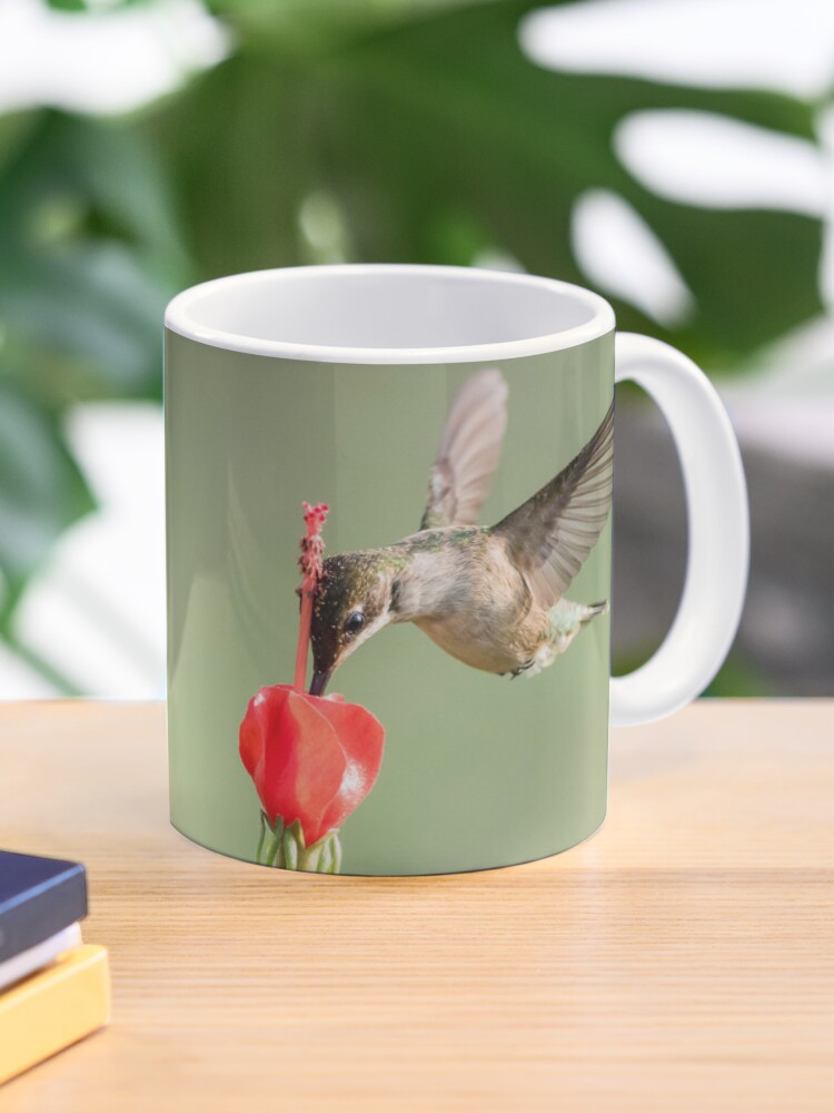 Coffee Mug, Black-chinned hummingbird designed and sold by Puttaswamy Ravishankar
