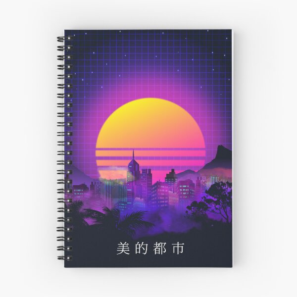 Item preview, City Skyline 80s Synthwave designed and sold by Ilhamqrov.