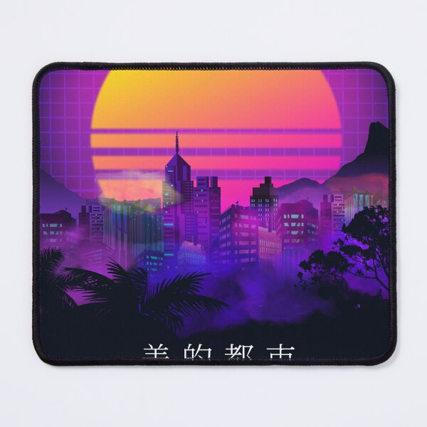 Item preview, City Skyline 80s Synthwave designed and sold by Ilhamqrov.