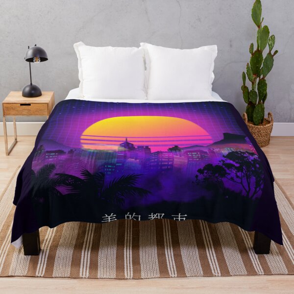 Item preview, City Skyline 80s Synthwave designed and sold by Ilhamqrov.