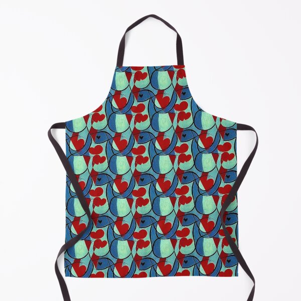 Item preview, Red and Blue - Overlapping Shapes - Hearts  designed and sold by FloralZoo.