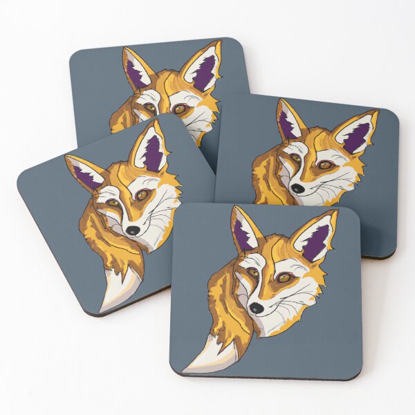 Item preview, Cute Orange Fox Drawing designed and sold by GrizzlyMountain.