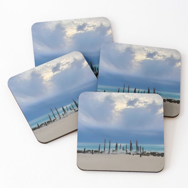 Item preview, Port Willunga Beach Blue Clouds designed and sold by Modern-Shadow.