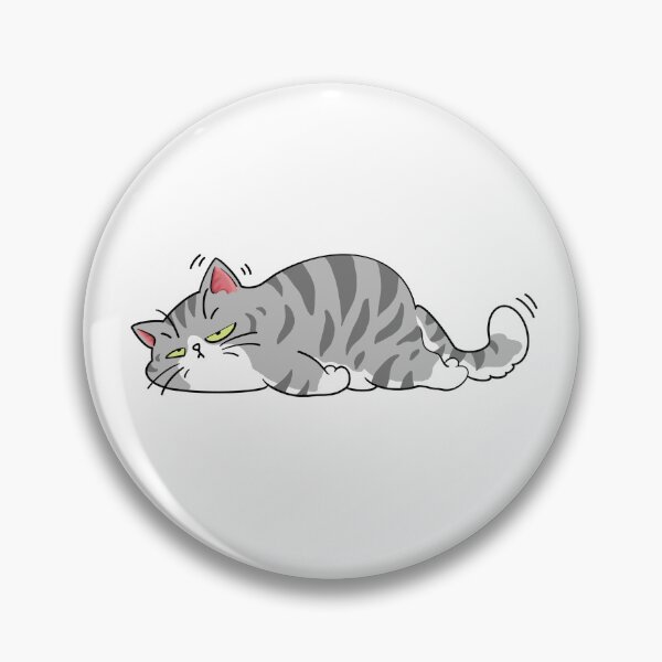 Item preview, Lazy gray fat cat is sleeping. designed and sold by DestinyComplex.