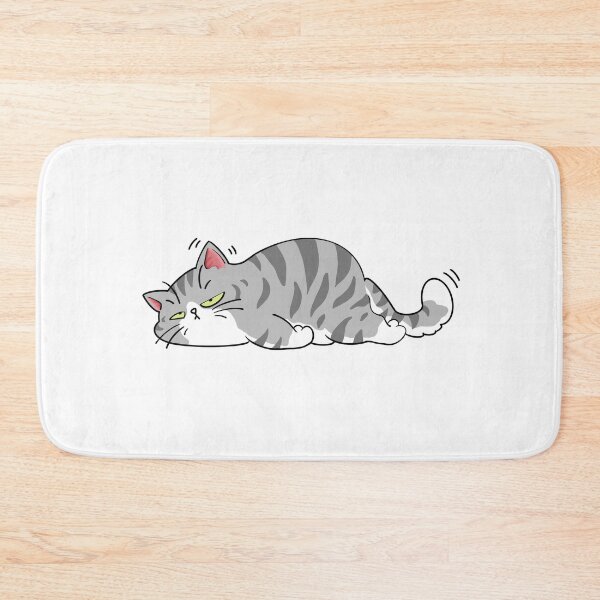 Item preview, Lazy gray fat cat is sleeping. designed and sold by DestinyComplex.