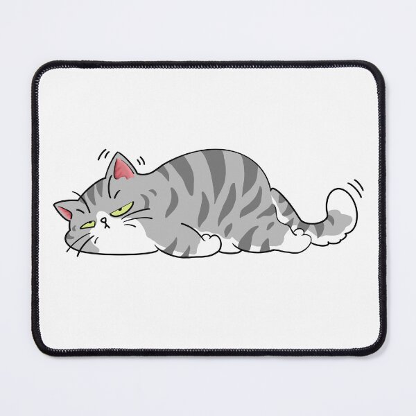 Item preview, Lazy gray fat cat is sleeping. designed and sold by DestinyComplex.