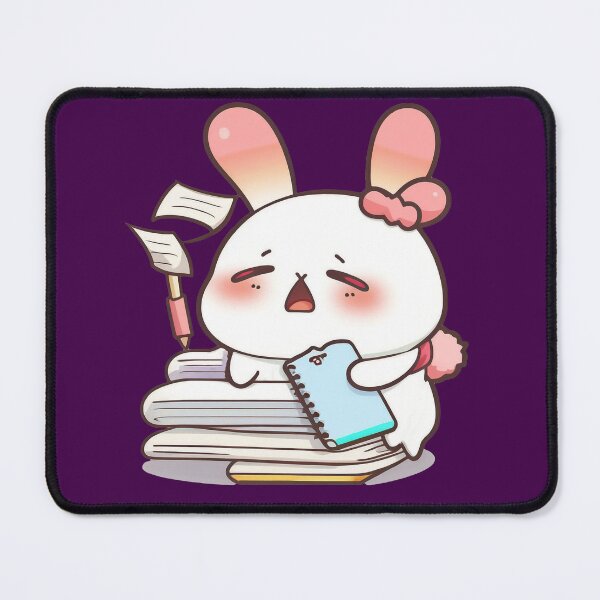 Item preview, Cute Bunny | The Struggle is real  | sticker designed and sold by Depressed-Bunny.