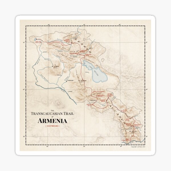 Southbound: The Transcaucasian trail of Armenia Sticker