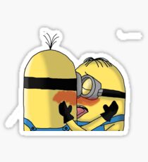 Minions in Love Sticker