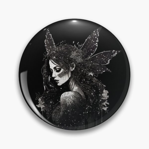 Item preview, Dark Glitter Fairy, Dark Witch Art Design Gift for Her Goth Birthday designed and sold by barretp27.