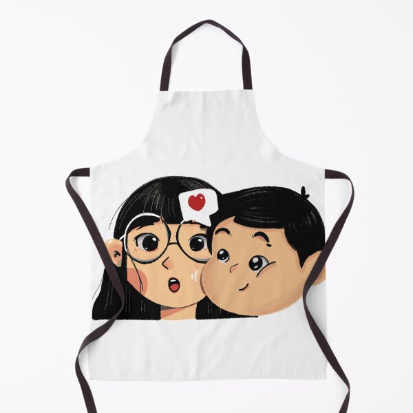 Item preview, valentine couple cute illustration designed and sold by ICanSee80.