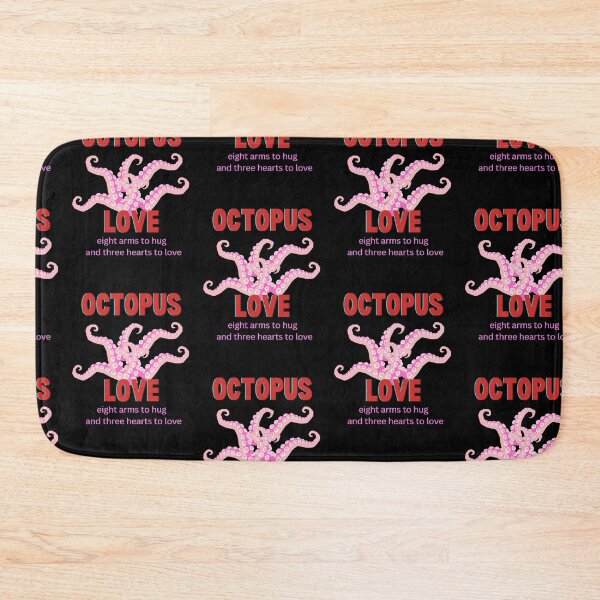 Item preview, Octopus Love eight arms to hug and three hearts to love designed and sold by ChanelleFyve.