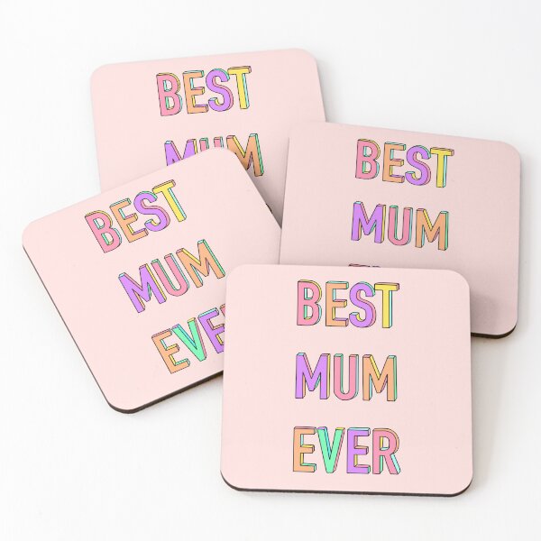 Item preview, Best Mum Ever (Colourful 3D Letter Version) designed and sold by Adam Regester.