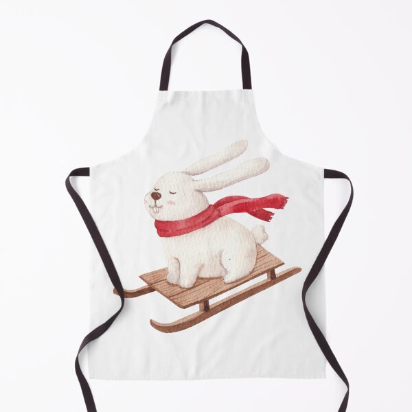 Item preview, Watercolor bunny on the sledge designed and sold by JAG2B.