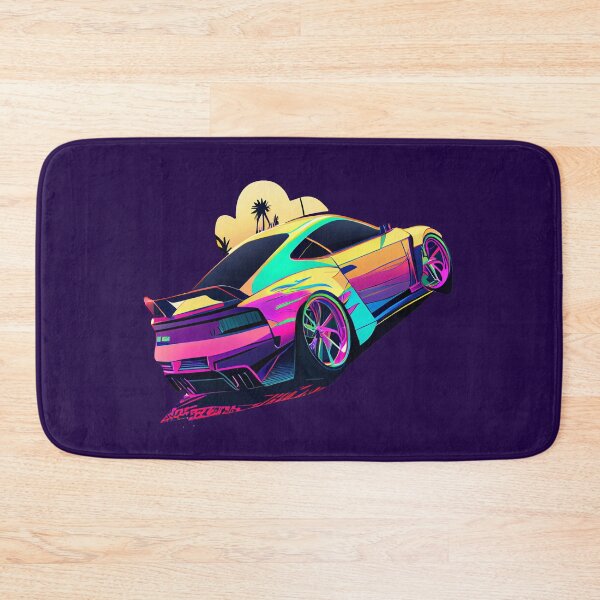 Item preview, Retro Synthwave Sports Car designed and sold by Joyfulimaginery.
