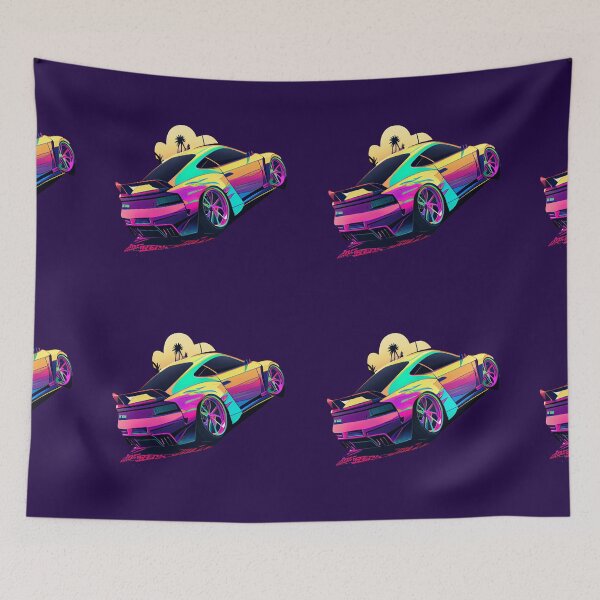 Item preview, Retro Synthwave Sports Car designed and sold by Joyfulimaginery.