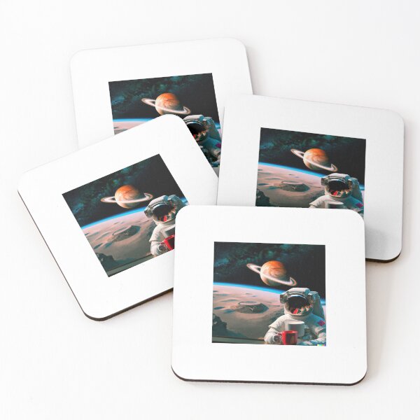 Item preview, Coffee break in space 1 designed and sold by VibrantThemes.