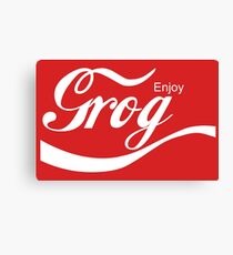 Enjoy Grog Canvas Print