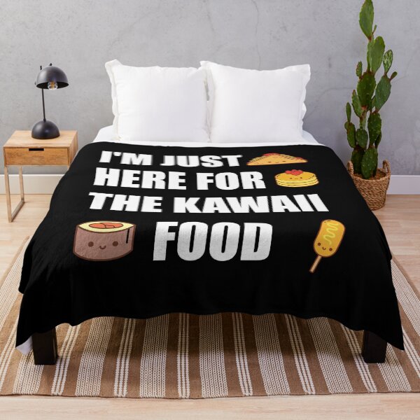 Item preview, I'm Just here for the Kawaii Food funny anime designed and sold by Merchandiser099.