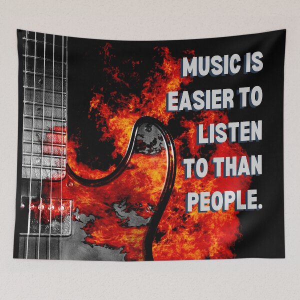 Item preview, Music is on Fire designed and sold by RagWeasel.