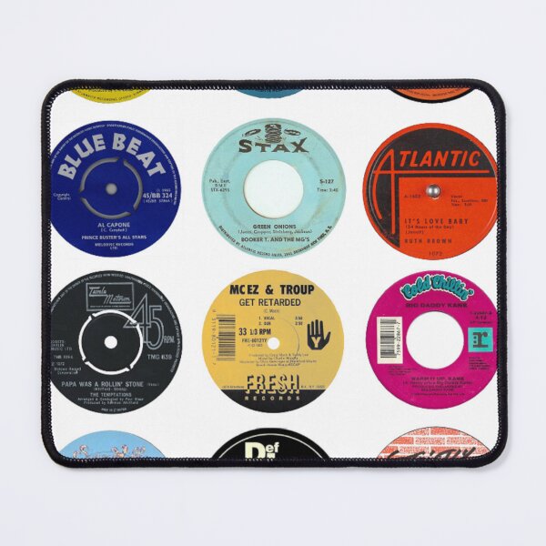 Item preview, record labels designed and sold by TrisBianconero.