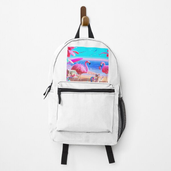 Item preview, Flamingo beach designed and sold by VibrantThemes.