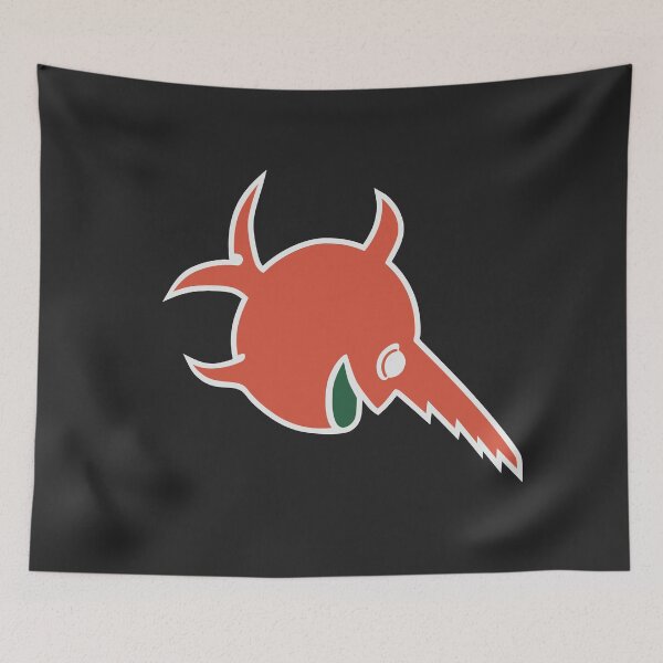 Item preview, Coral color option. Fish saw sign on German submarines ww2 designed and sold by FAawRay.