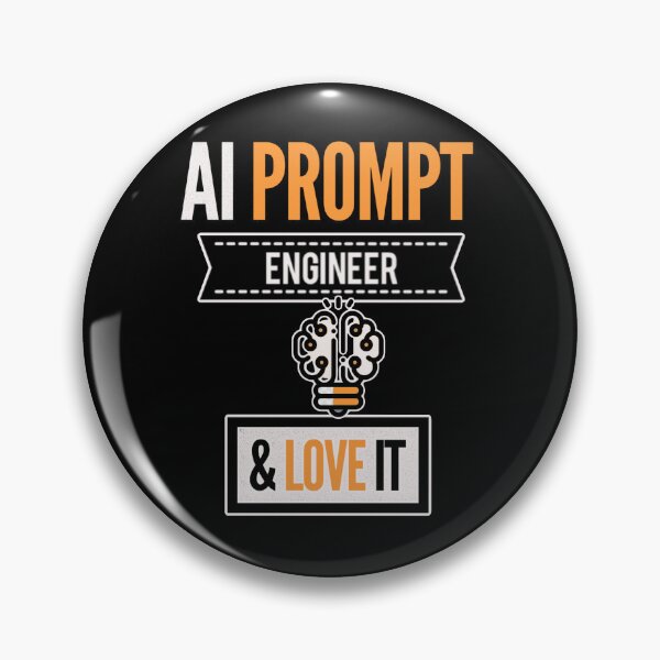 Item preview, AI Prompt Engineer and Love it, funny ai artist, artificial intelligence, funny ai designed and sold by mwebba2005.