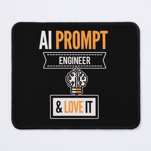 Item preview, AI Prompt Engineer and Love it, funny ai artist, artificial intelligence, funny ai designed and sold by mwebba2005.