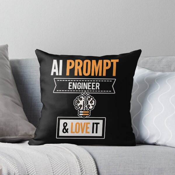 Item preview, AI Prompt Engineer and Love it, funny ai artist, artificial intelligence, funny ai designed and sold by mwebba2005.