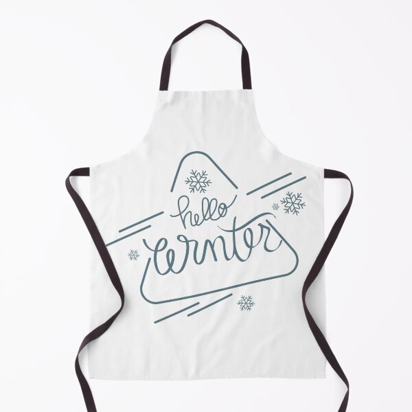 Item preview, triangle with hello winter inscription and snowflakes designed and sold by JAG2B.