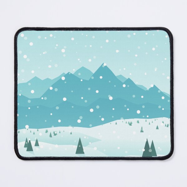 Item preview,  landscape with mountain ,snow and forest of fir designed and sold by JAG2B.